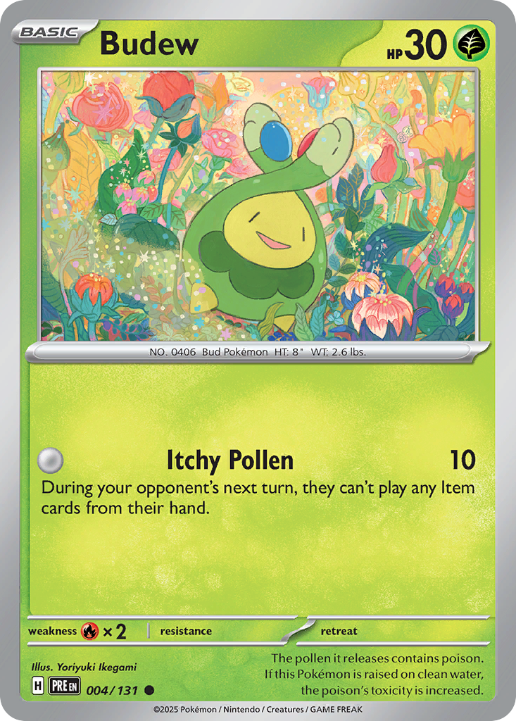 Budew - Prismatic Evolutions - #4 - Pokemon TCG card