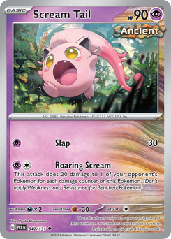 Scream Tail #42 Scream Tail - Prismatic Evolutions - #42 - Pokemon TCG card