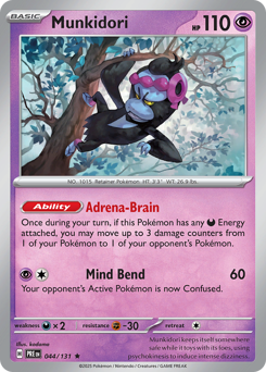 Munkidori #44 Munkidori - Prismatic Evolutions - #44 - Pokemon TCG card