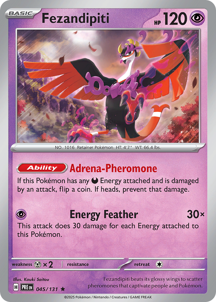 Fezandipiti - Prismatic Evolutions - #45 - Pokemon TCG card