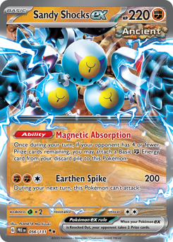 Sandy Shocks ex - Prismatic Evolutions - #56 - Pokemon TCG card