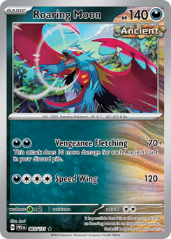 Roaring Moon - Prismatic Evolutions - #65 - Pokemon TCG card
