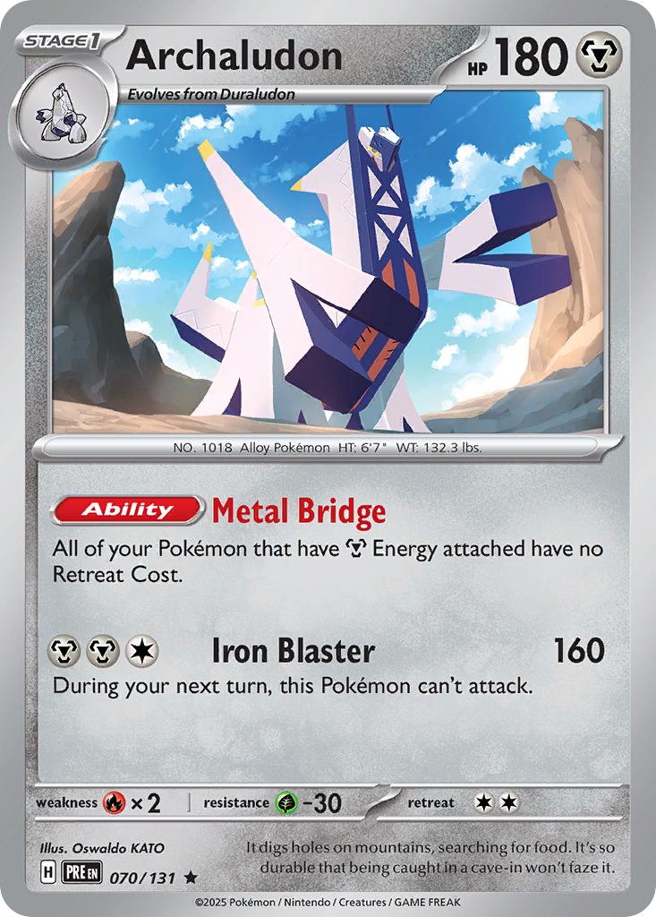 Archaludon - Prismatic Evolutions - #70 - Pokemon TCG card