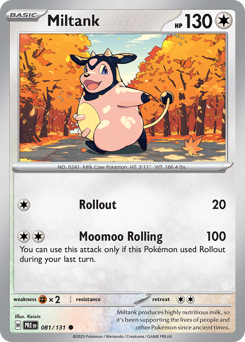 Miltank - Prismatic Evolutions - #81 - Pokemon TCG card