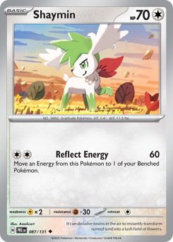 Shaymin #87 Shaymin - Prismatic Evolutions - #87 - Pokemon TCG card