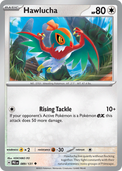 Hawlucha #89 Hawlucha - Prismatic Evolutions - #89 - Pokemon TCG card