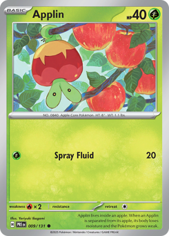 Applin - Prismatic Evolutions - #9 - Pokemon TCG card
