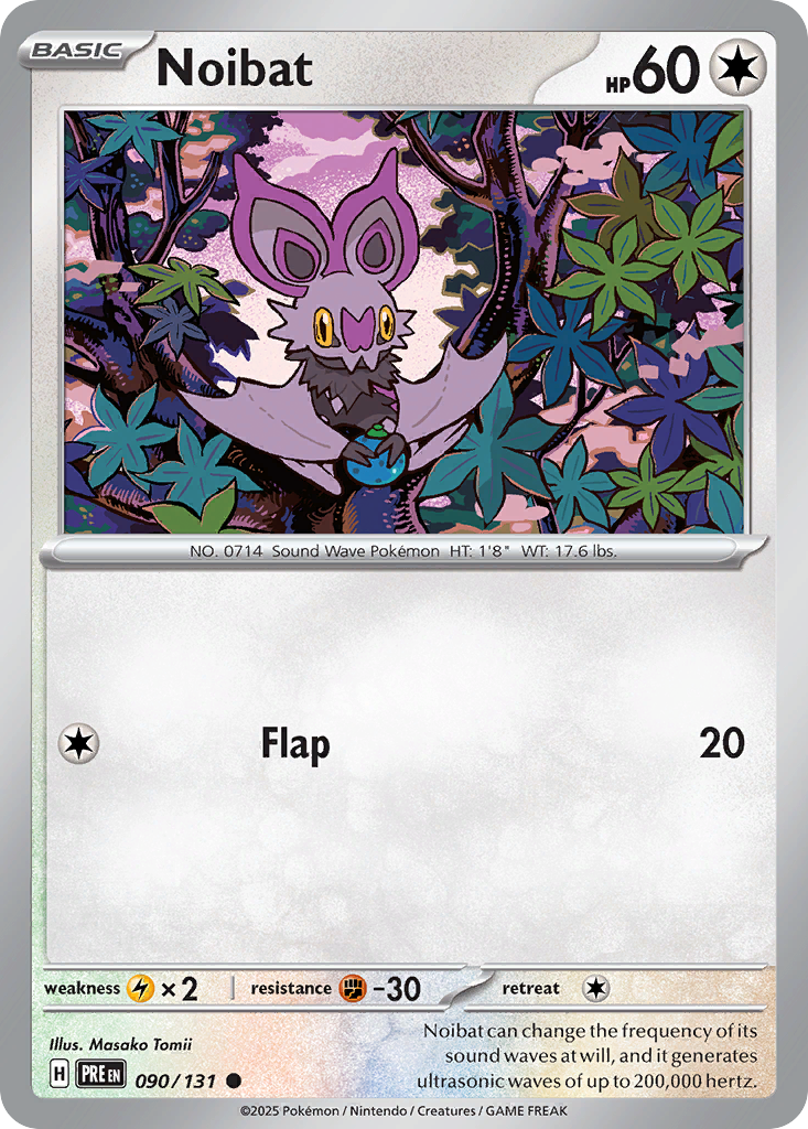 Noibat - Prismatic Evolutions - #90 - Pokemon TCG card