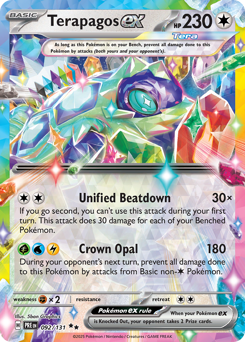 Terapagos ex #92 Terapagos ex - Prismatic Evolutions - #92 - Pokemon TCG card