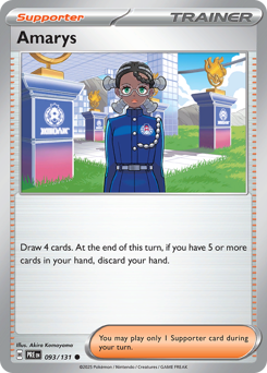 Amarys - Prismatic Evolutions - #93 - Pokemon TCG card