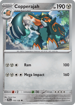 Copperajah #110 Copperajah - Journey Together - #110 - Pokemon TCG card