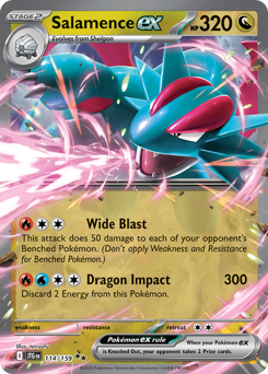 Salamence ex #114 Salamence ex - Journey Together - #114 - Pokemon TCG card