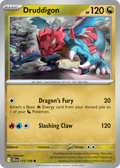 Druddigon - Journey Together - #115 - Pokemon TCG card