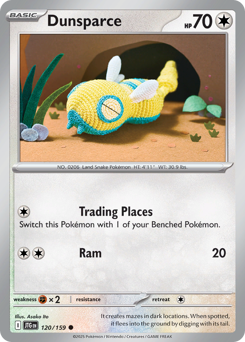 Dunsparce #120 Dunsparce - Journey Together - #120 - Pokemon TCG card