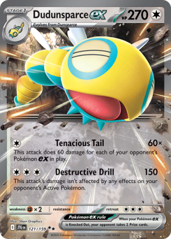 Dudunsparce ex - Journey Together - #121 - Pokemon TCG card