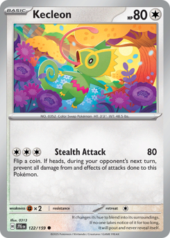 Kecleon #122 Kecleon - Journey Together - #122 - Pokemon TCG card