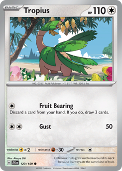 Tropius #123 Tropius - Journey Together - #123 - Pokemon TCG card