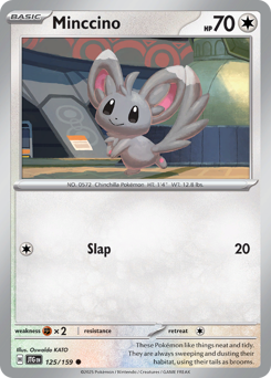 Minccino #125 Minccino - Journey Together - #125 - Pokemon TCG card