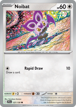 Noibat #127 Noibat - Journey Together - #127 - Pokemon TCG card
