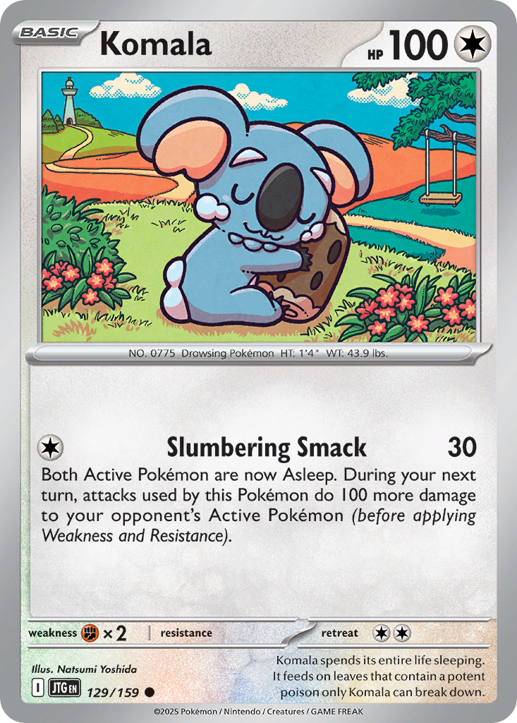 Komala - Journey Together - #129 - Pokemon TCG card
