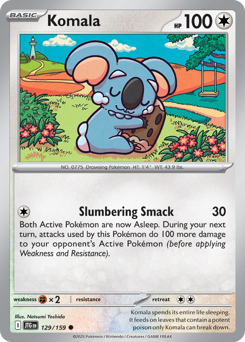 Komala - Journey Together - #129 - Pokemon TCG card