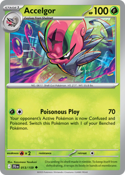 Accelgor - Journey Together - #13 - Pokemon TCG card