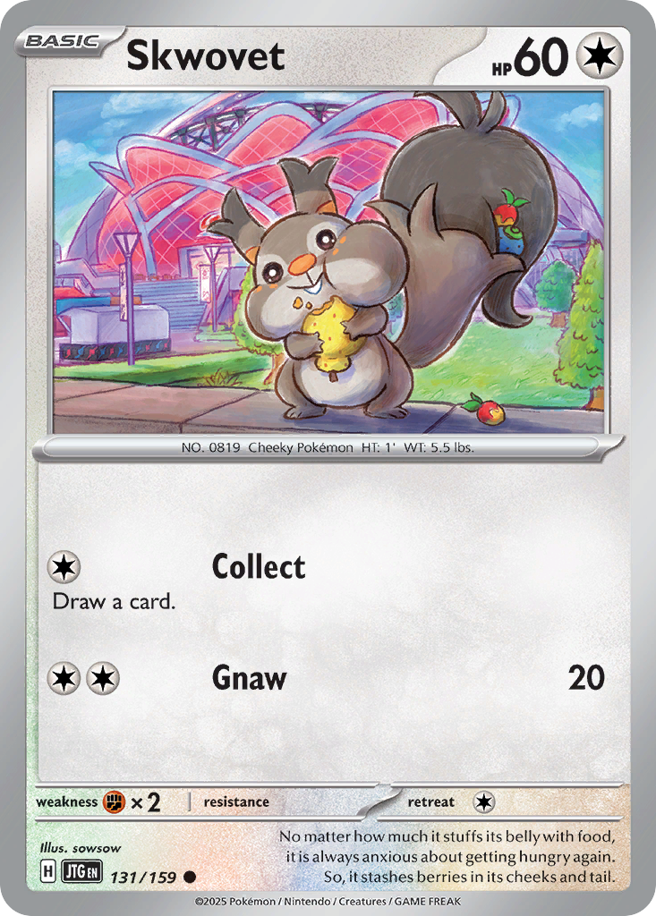 Skwovet - Journey Together - #131 - Pokemon TCG card