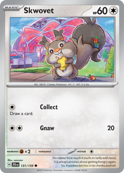 Skwovet #131 Skwovet - Journey Together - #131 - Pokemon TCG card