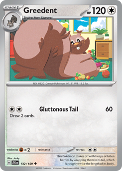 Greedent #132 Greedent - Journey Together - #132 - Pokemon TCG card