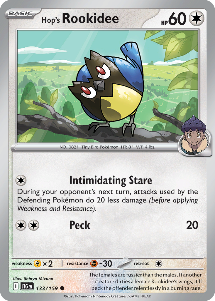 Hop's Rookidee - Journey Together - #133 - Pokemon TCG card