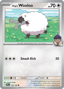 Hop's Wooloo #135 Hop's Wooloo - Journey Together - #135 - Pokemon TCG card