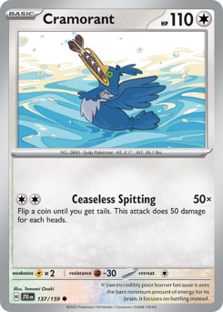 Cramorant - Journey Together - #137 - Pokemon TCG card