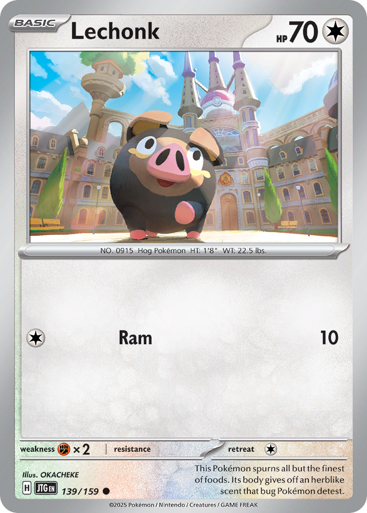 Lechonk - Journey Together - #139 - Pokemon TCG card