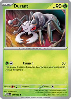 Durant - Journey Together - #14 - Pokemon TCG card