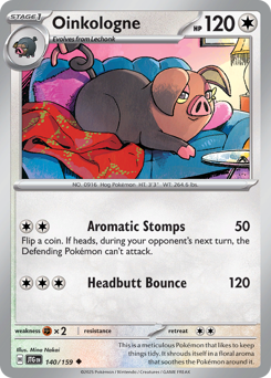 Oinkologne #140 Oinkologne - Journey Together - #140 - Pokemon TCG card