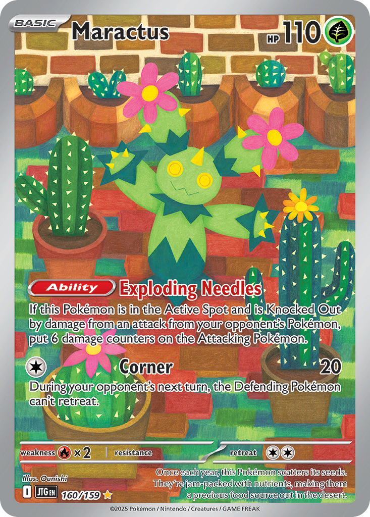 Maractus - Journey Together - #160 - Pokemon TCG card
