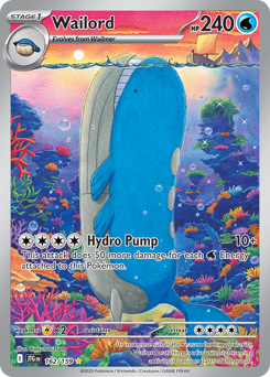 Wailord #162 Wailord - Journey Together - #162 - Pokemon TCG card