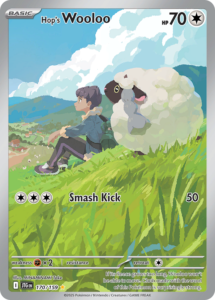 Hop's Wooloo - Journey Together - #170 - Pokemon TCG card