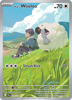 Hop's Wooloo #170 Hop's Wooloo - Journey Together - #170 - Pokemon TCG card