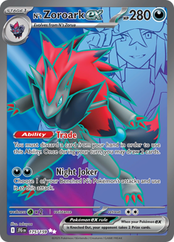 N's Zoroark ex - Journey Together - #175 - Pokemon TCG card