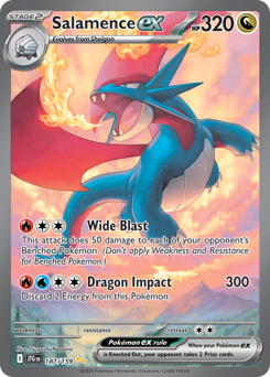 Salamence ex #187 Salamence ex - Journey Together - #187 - Pokemon TCG card