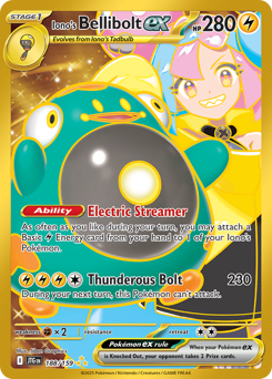 Iono's Bellibolt ex #188 Iono's Bellibolt ex - Journey Together - #188 - Pokemon TCG card
