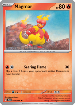 Magmar #20 Magmar - Journey Together - #20 - Pokemon TCG card