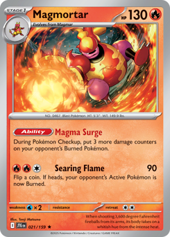 Magmortar - Journey Together - #21 - Pokemon TCG card