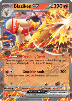 Blaziken ex - Journey Together - #24 - Pokemon TCG card