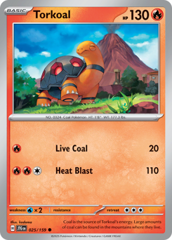 Torkoal #25 Torkoal - Journey Together - #25 - Pokemon TCG card
