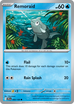 Remoraid - Journey Together - #33 - Pokemon TCG card