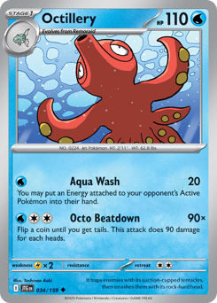 Octillery - Journey Together - #34 - Pokemon TCG card