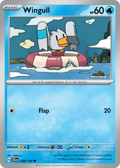 Wingull - Journey Together - #38 - Pokemon TCG card
