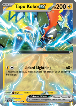 Tapu Koko ex #51 Tapu Koko ex - Journey Together - #51 - Pokemon TCG card
